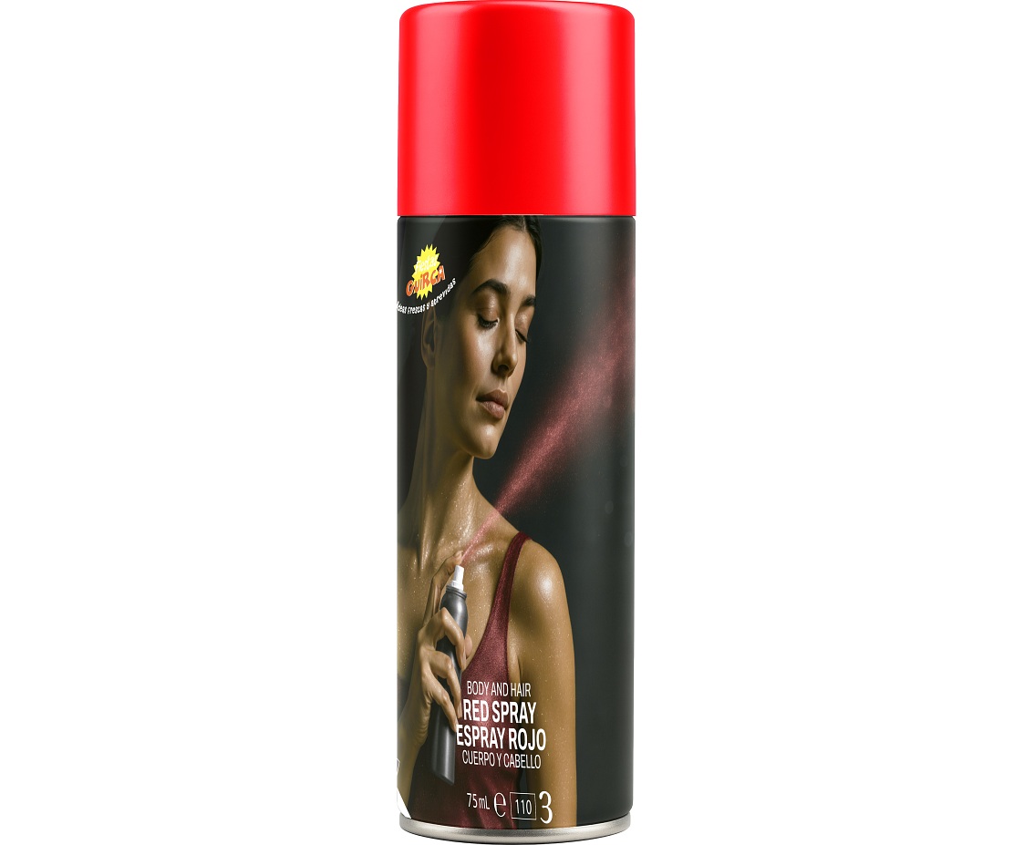 Spray do ciała, 75 ml, czerwony