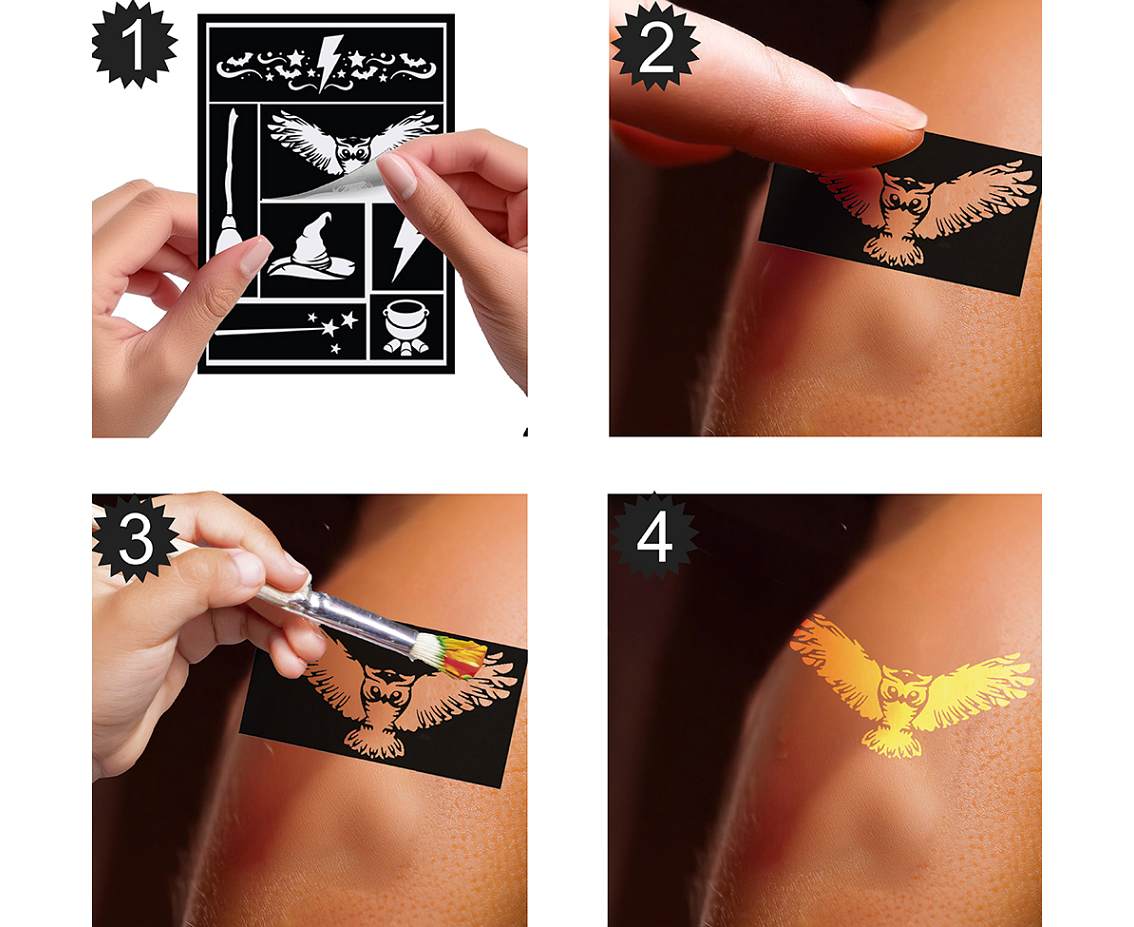 Szablon do malowania do twarzy czarodziej