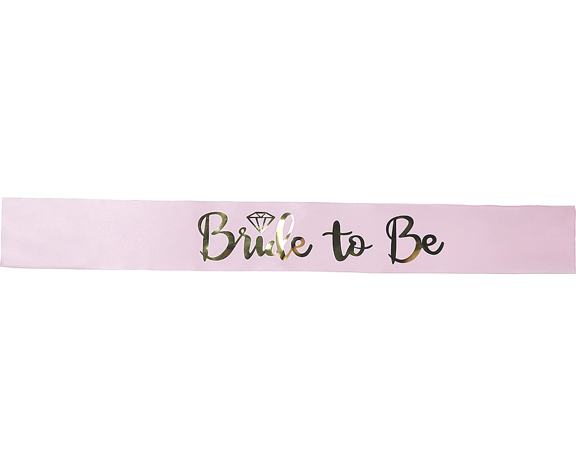 Szarfa „Bride to be”, różowa