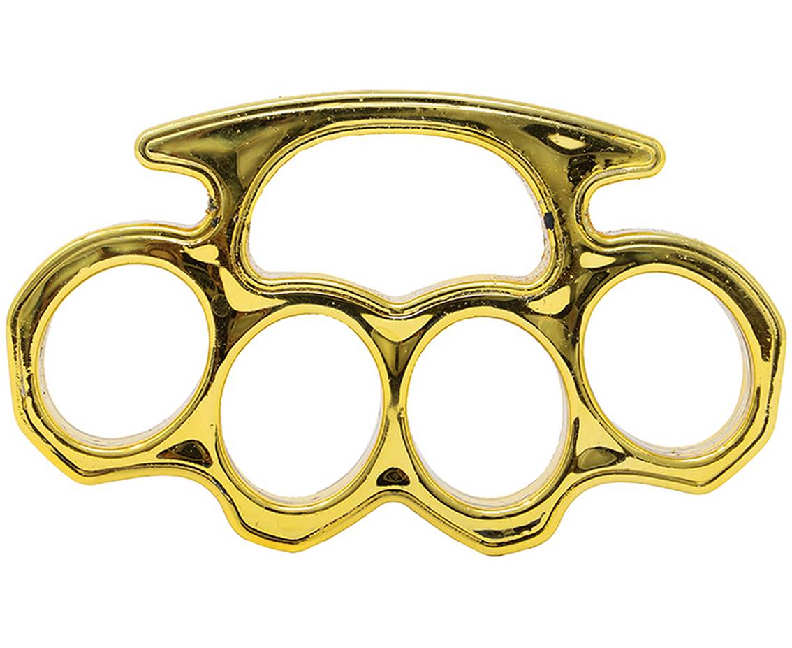 Kastet złoty, przebranie hiphop, raper, 10.5 cm
