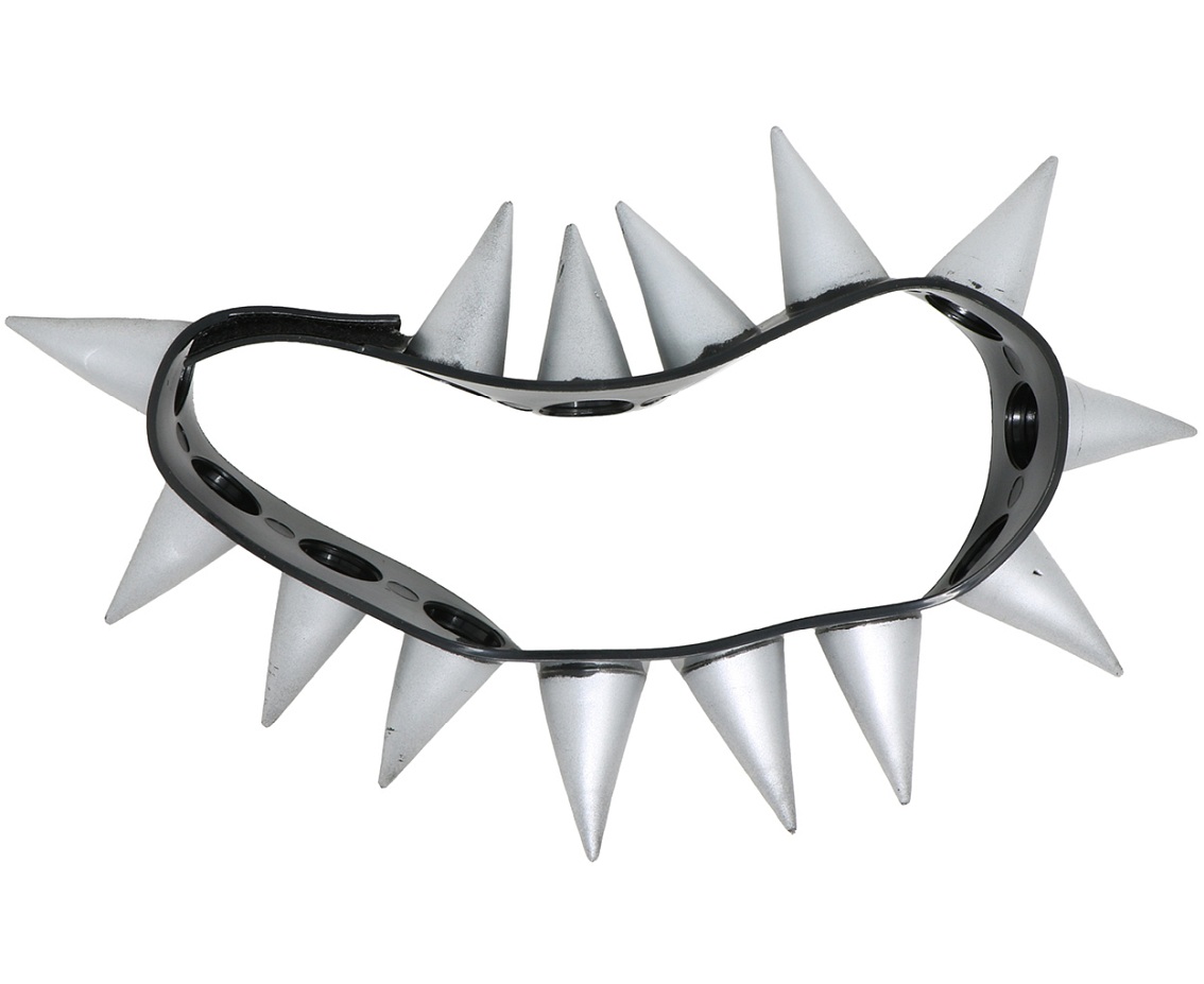Choker obroża z kolcami ćwiekami styl punk, rock, gotycki