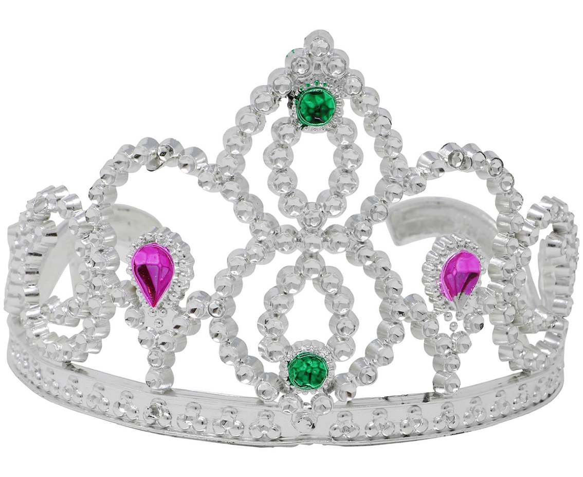Tiara srebrna