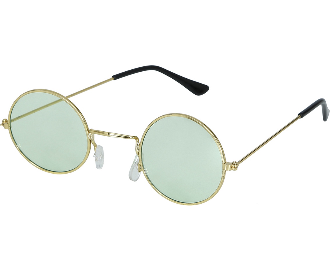 Okulary Hippie, zielone