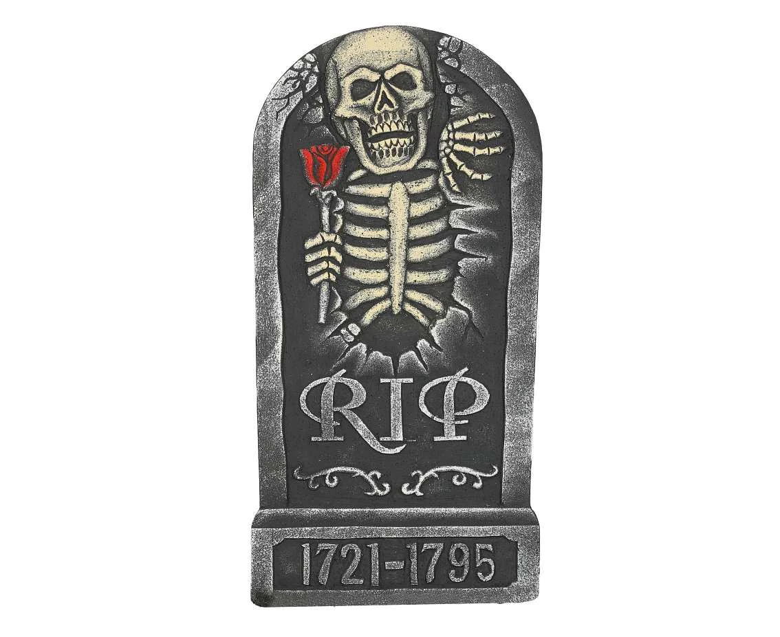 Nagrobek „RIP 1721–1795”, 32×65 cm