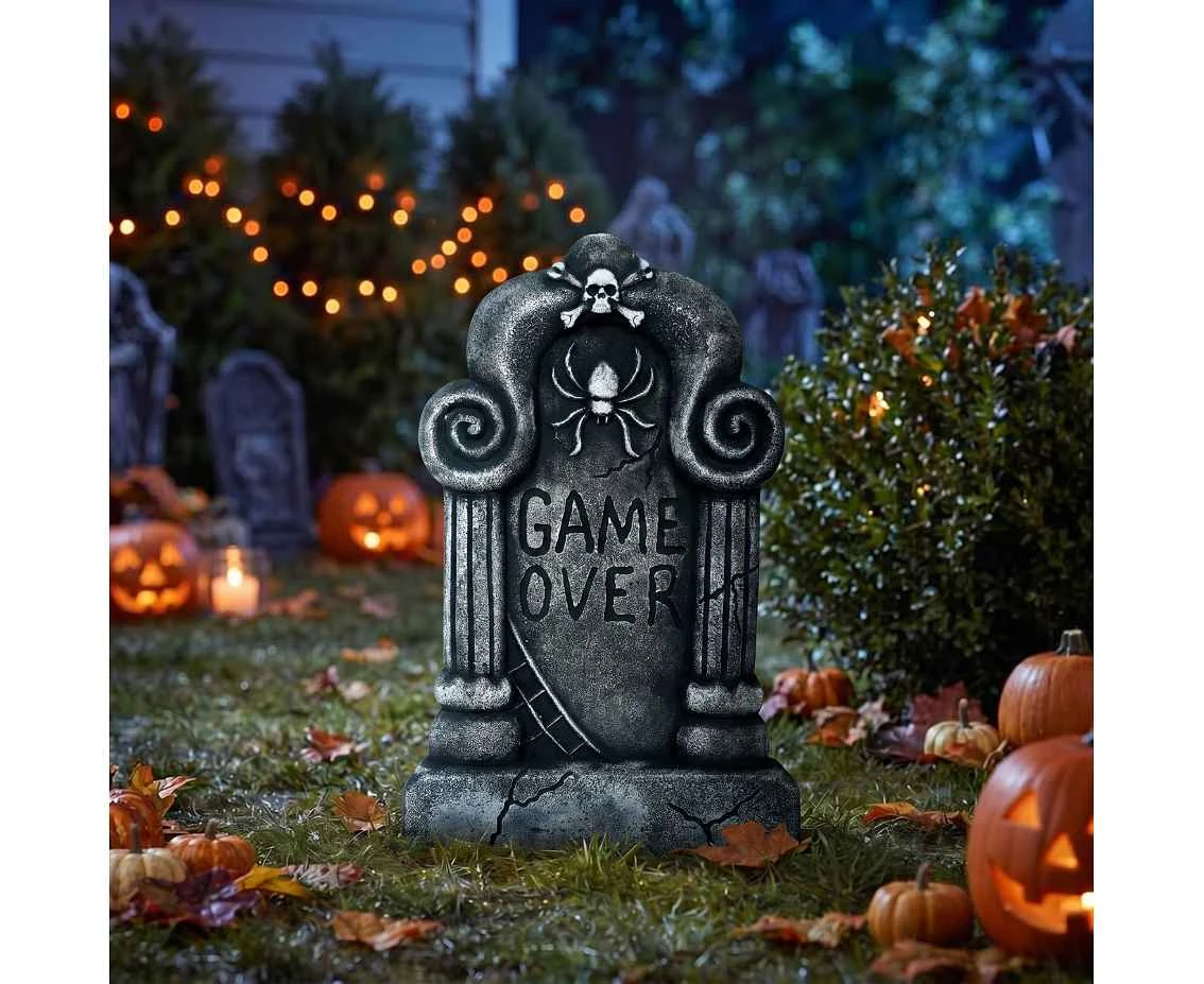 Nagrobek „Game Over”, 42×27 cm