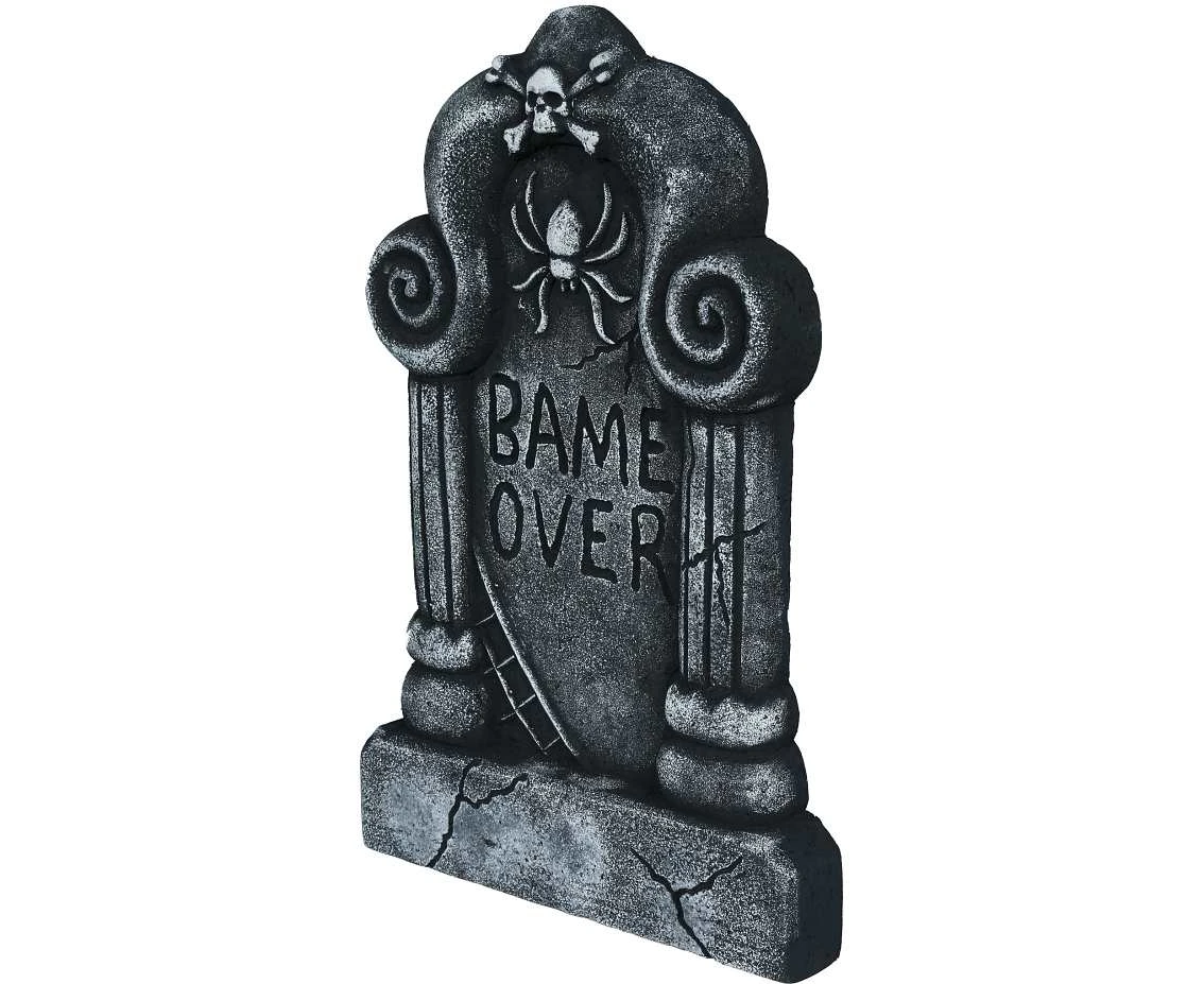 Nagrobek „Game Over”, 42×27 cm