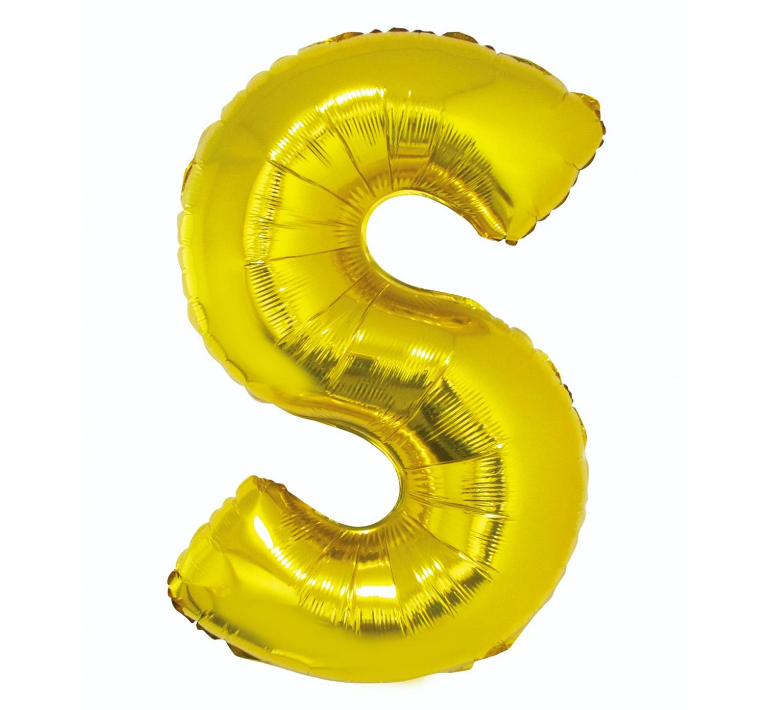 Balon foliowy "Litera S", złota, 89 cm KK