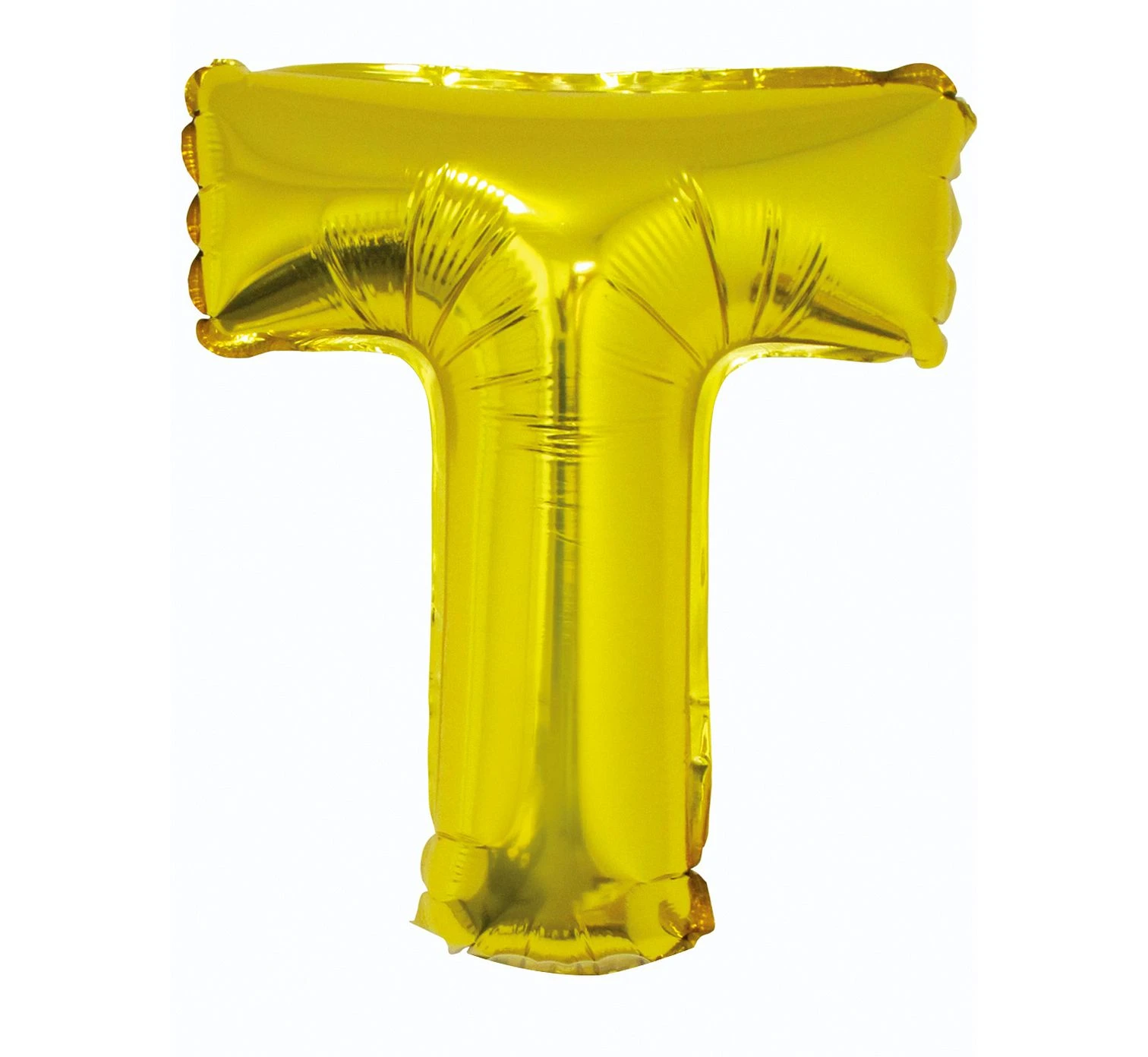 Balon foliowy "Litera T", złota, 35 cm KK