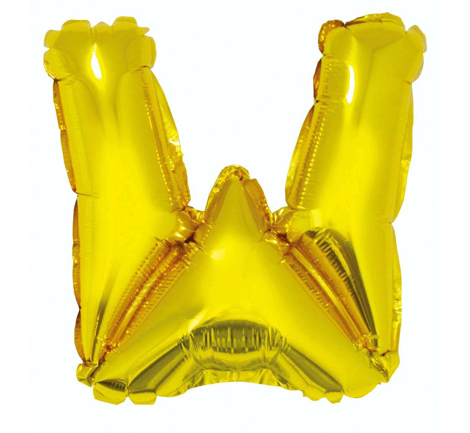 Balon foliowy "Litera W", złota, 35 cm KK