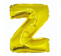 Balon foliowy "Litera Z", złota, 35 cm KK