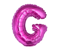 Balon foliowy "Litera G", różowa, 35 cm KK