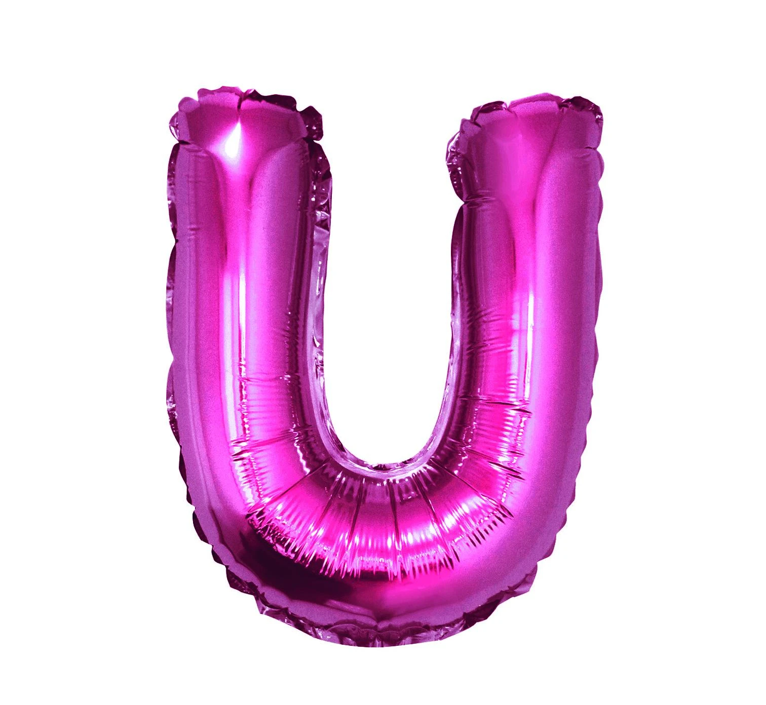 Balon foliowy "Litera U", różowa, 35 cm KK