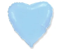 Balon foliowy 18" FX - Serce (niebieskie delikatne), niepakowany