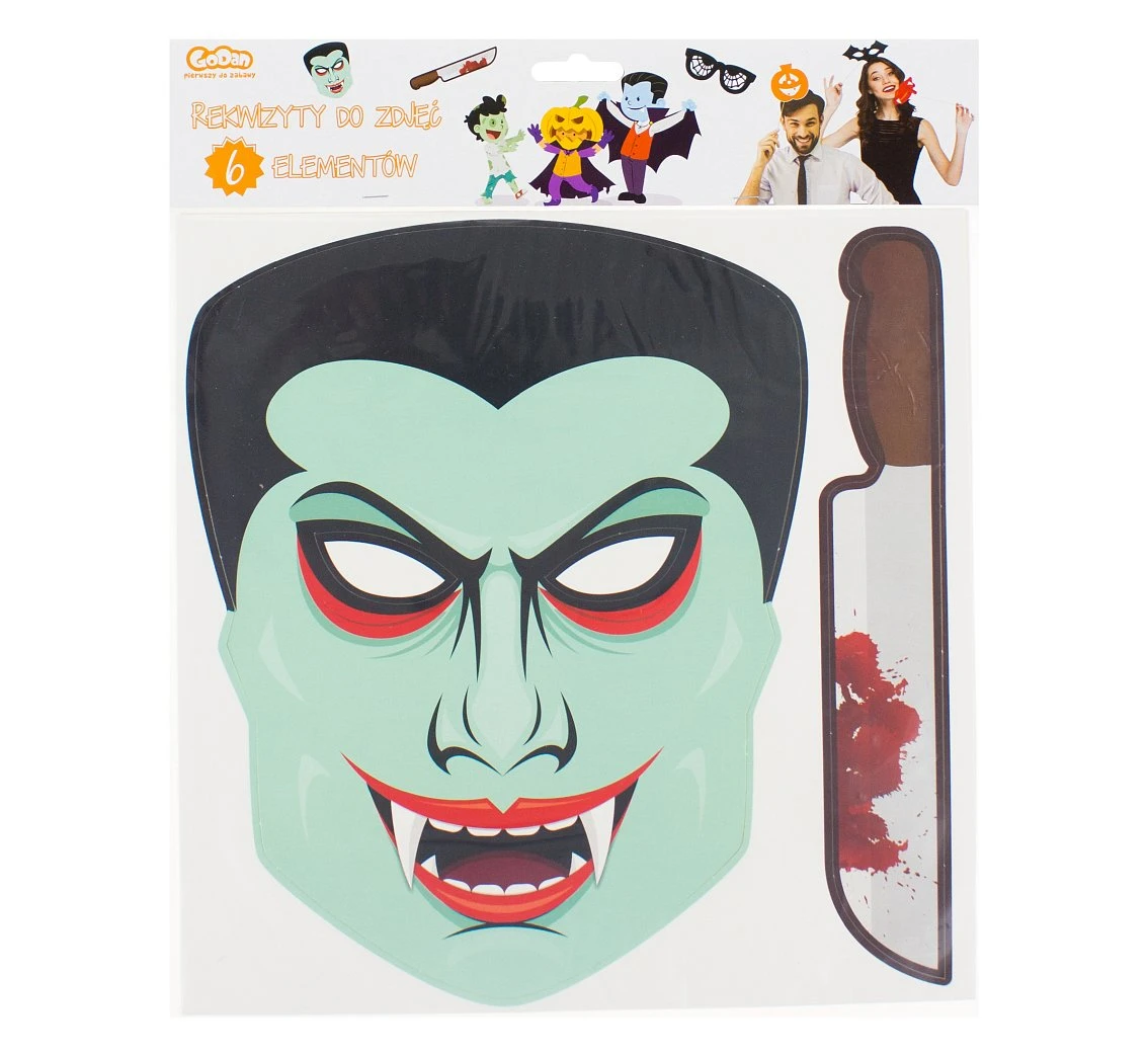 Rekwizyty do zdjęć "Halloween", 6 elementów KK