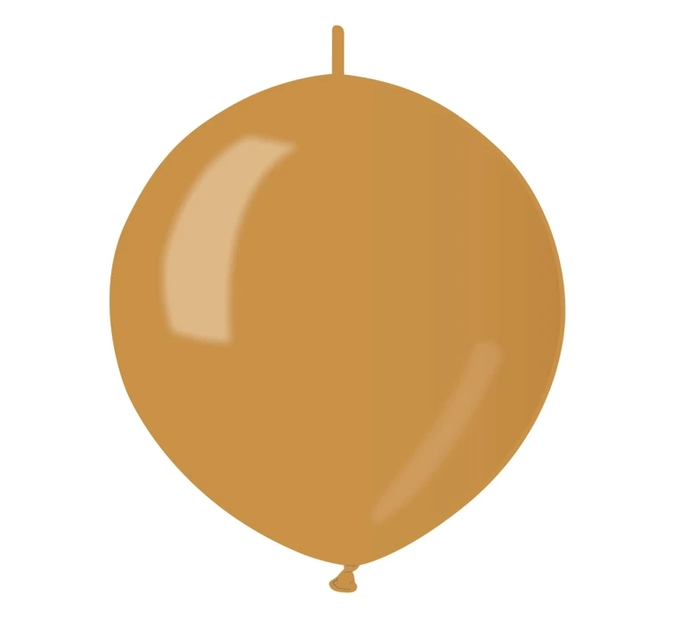 Balony Gemar 13", metalik do girland złoty, 100szt. KK