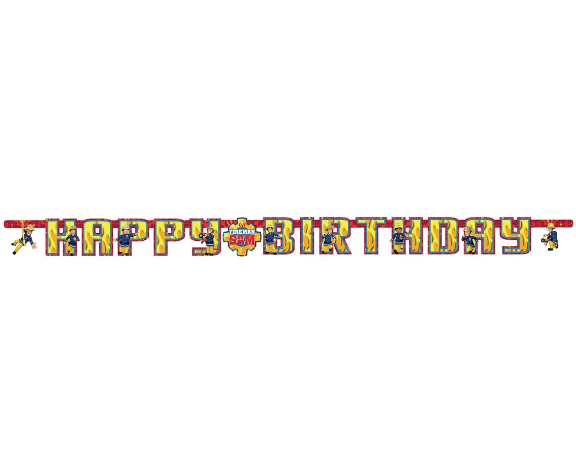 Banner "Strażak Sam 2" - Happy Birthday" KK