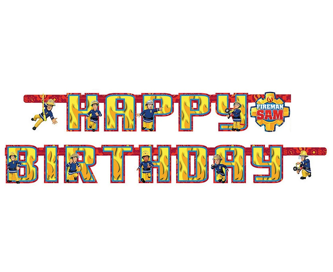 Banner "Strażak Sam 2" - Happy Birthday" KK
