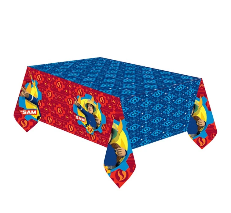 Obrus plastikowy "Strażak Sam 2", 120x180 cm KK