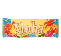 Banner hawajski - Aloha, 74 x 220 cm