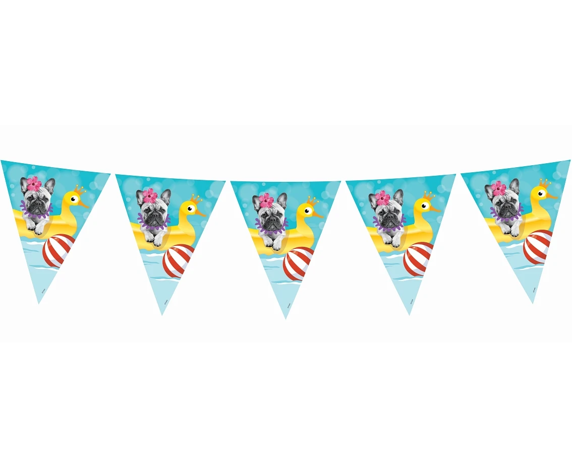 Banner flagi Hawajskie Party, 360 cm, 11 flag KK