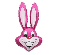 Balon foliowy 14" FX - Rabbit - Królik (różowy), niepakowany