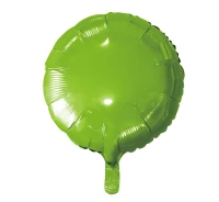 Balon foliowy "Okrągły", j. zielony, 18" KK