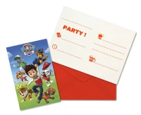 Zaproszenia z kopertą Paw Patrol - Ready For Action, 6 szt. KK