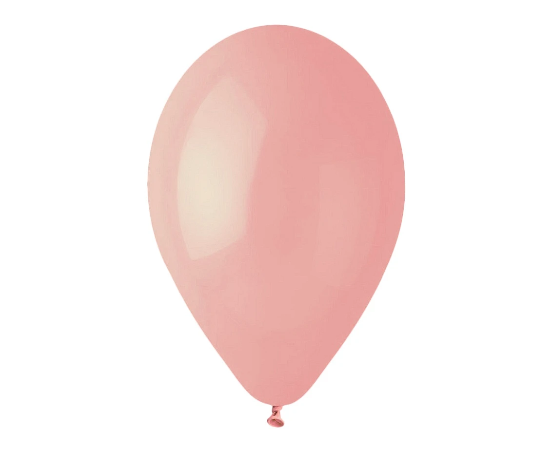 Balony Gemar 10", pastel baby pink macaron, 100szt.