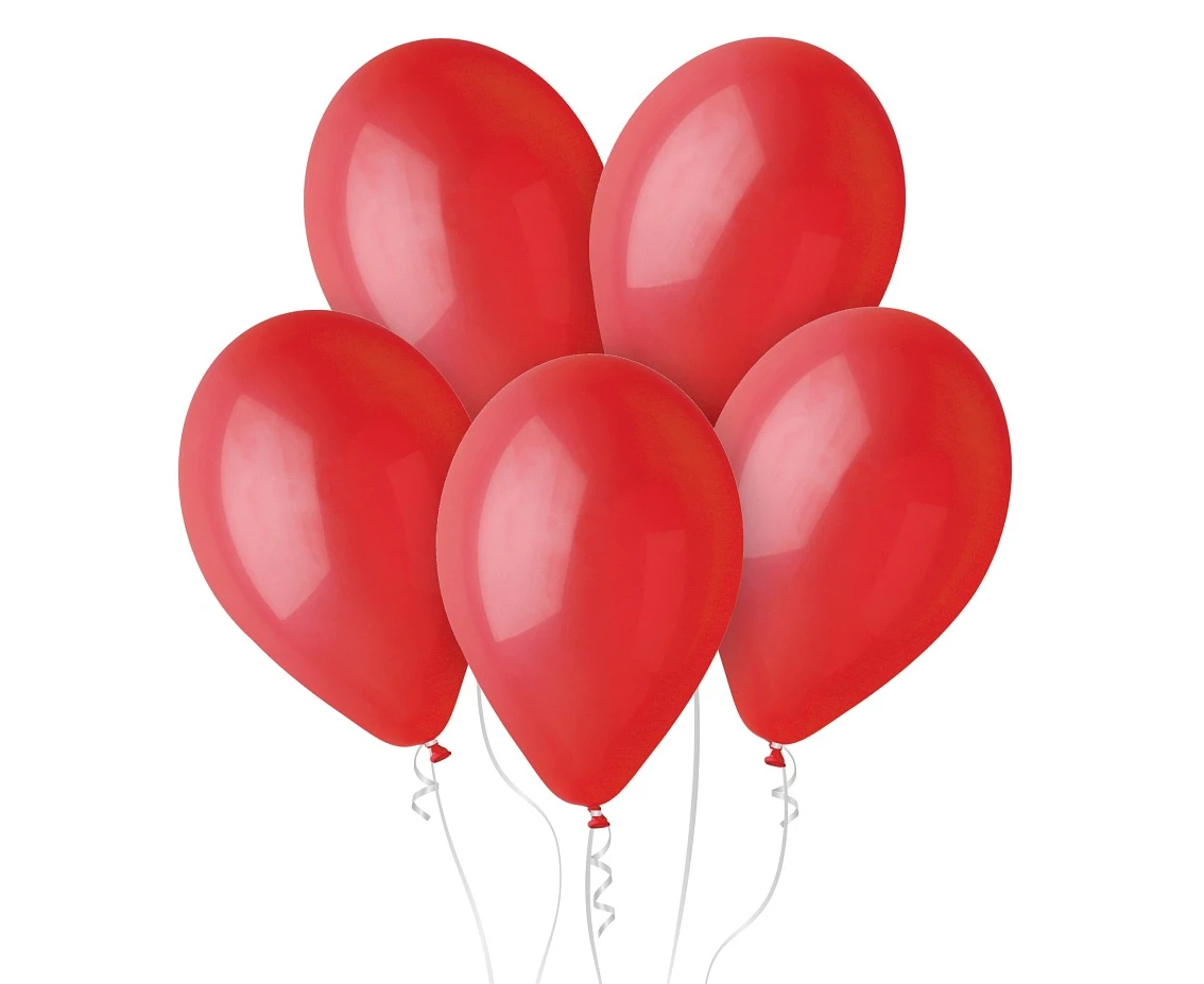 Balony Gemar 13", pastel ciemnoczerwone, 50szt.