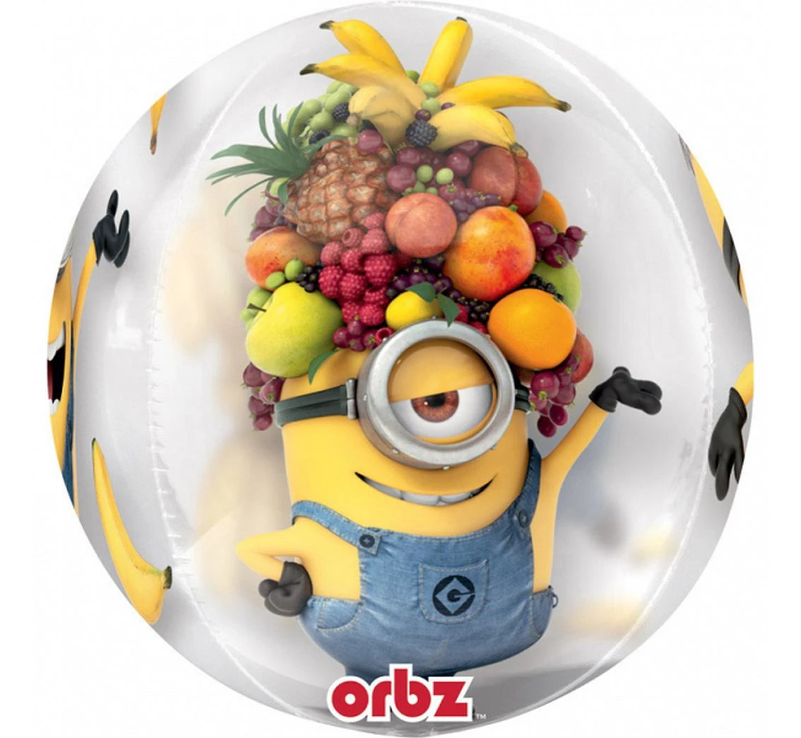 Balon foliowy 16", ORBZ Minionki, przezroczysty