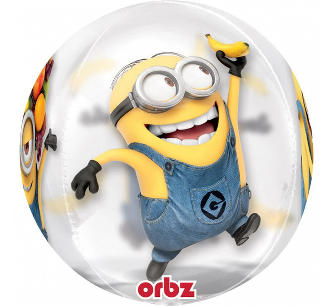 Balon foliowy 16", ORBZ Minionki, przezroczysty
