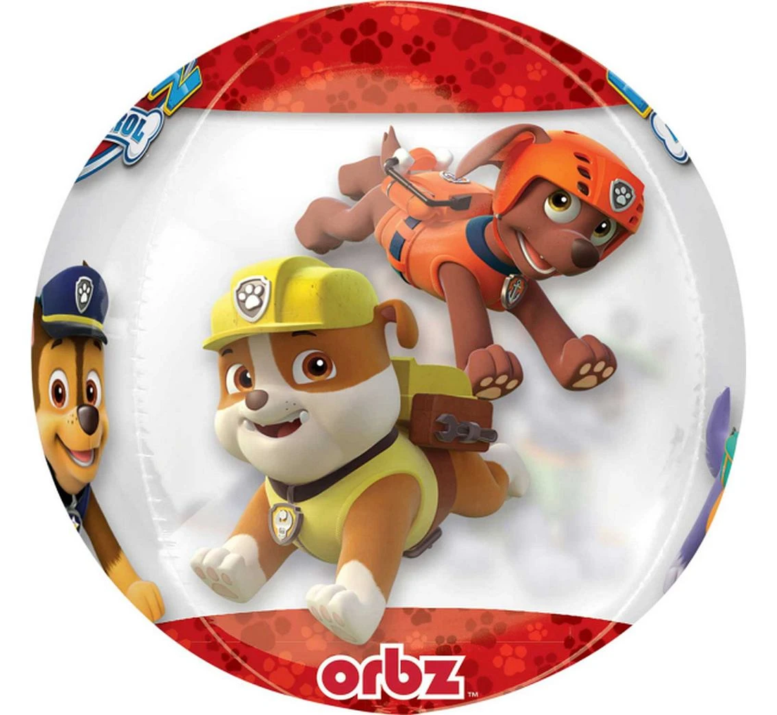 Balon foliowy 16", ORBZ kula Psi Patrol Chase i Marshall