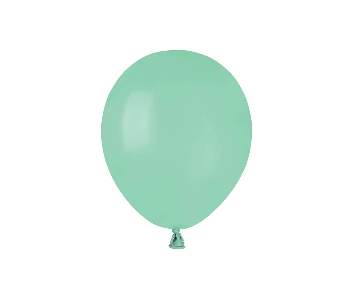 Balony Gemar 5", pastel zielone miętowe macaron, 100szt.