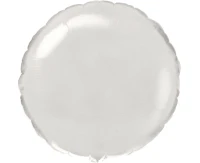 Balon foliowy 18" FX - Okrągły (biały), niepakowany