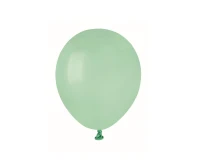 Balony Gemar 5", pastel turkusowozielone macaron, 100szt.