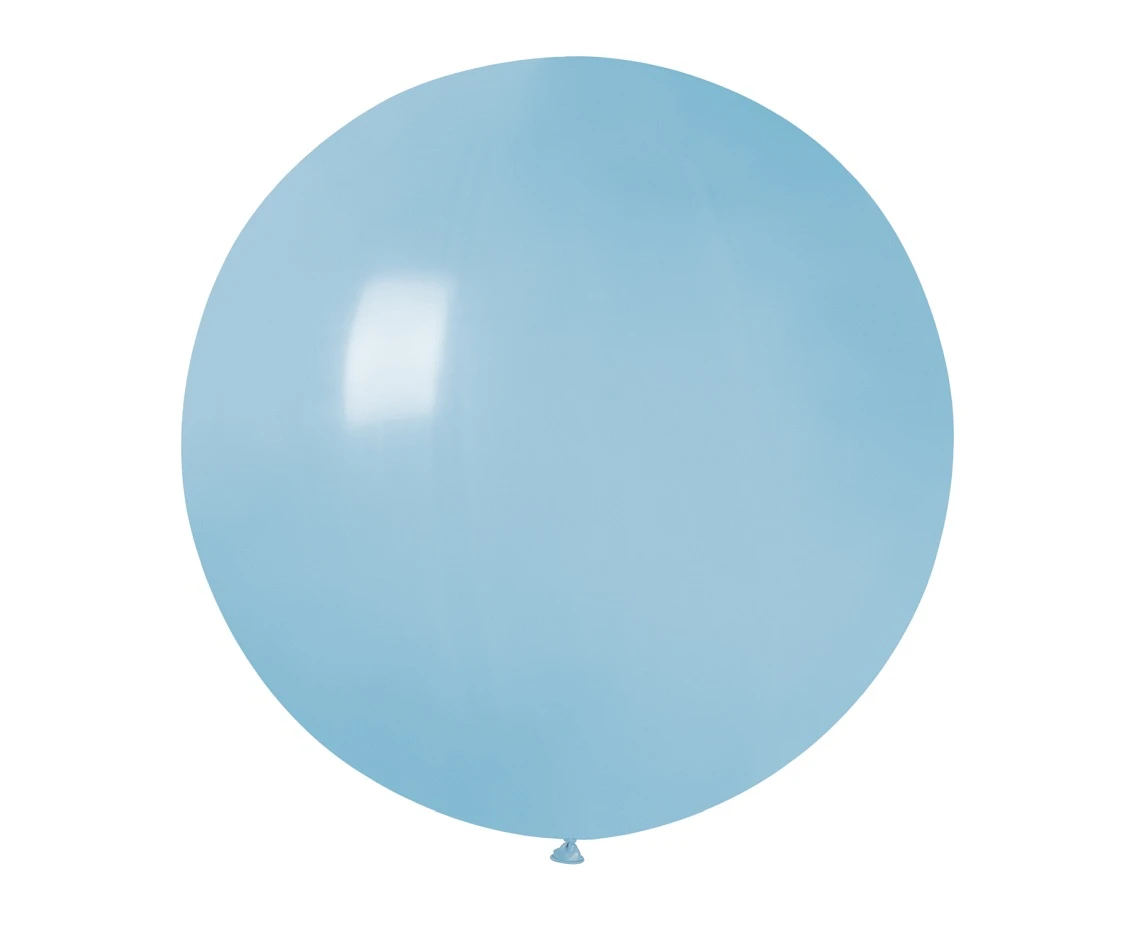 Balony Gemar, pastel kula 0.75m baby blue macaron, 1szt.