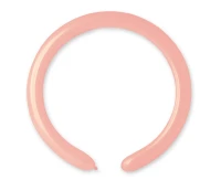 Balony Gemar, rurki włoskie baby pink macaron, 100szt.