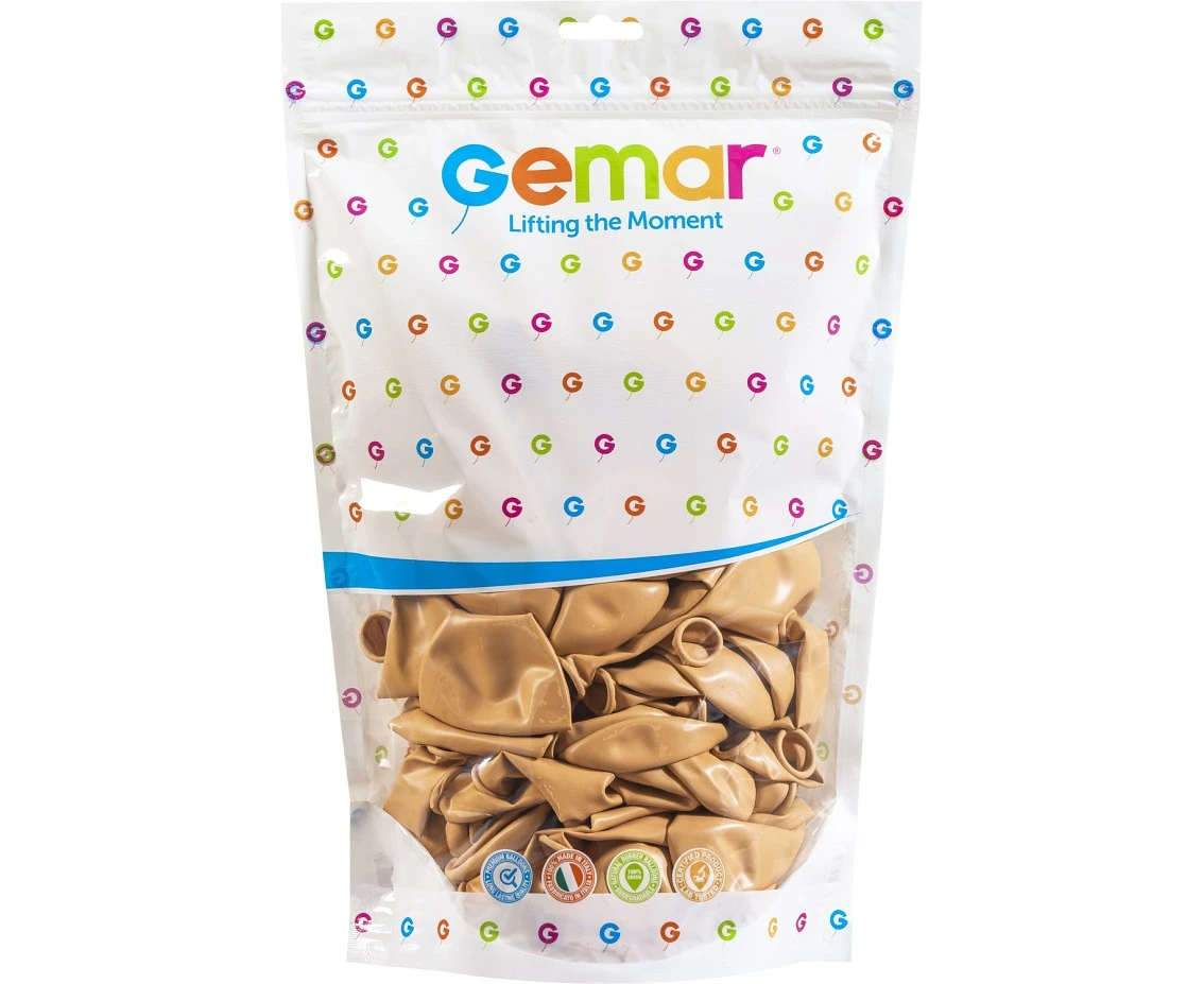 Balony Gemar 13", pastel cieliste, 50szt.