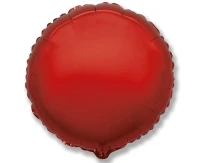 Balon foliowy 18" FX - Okrągły (czerwony), niepakowany