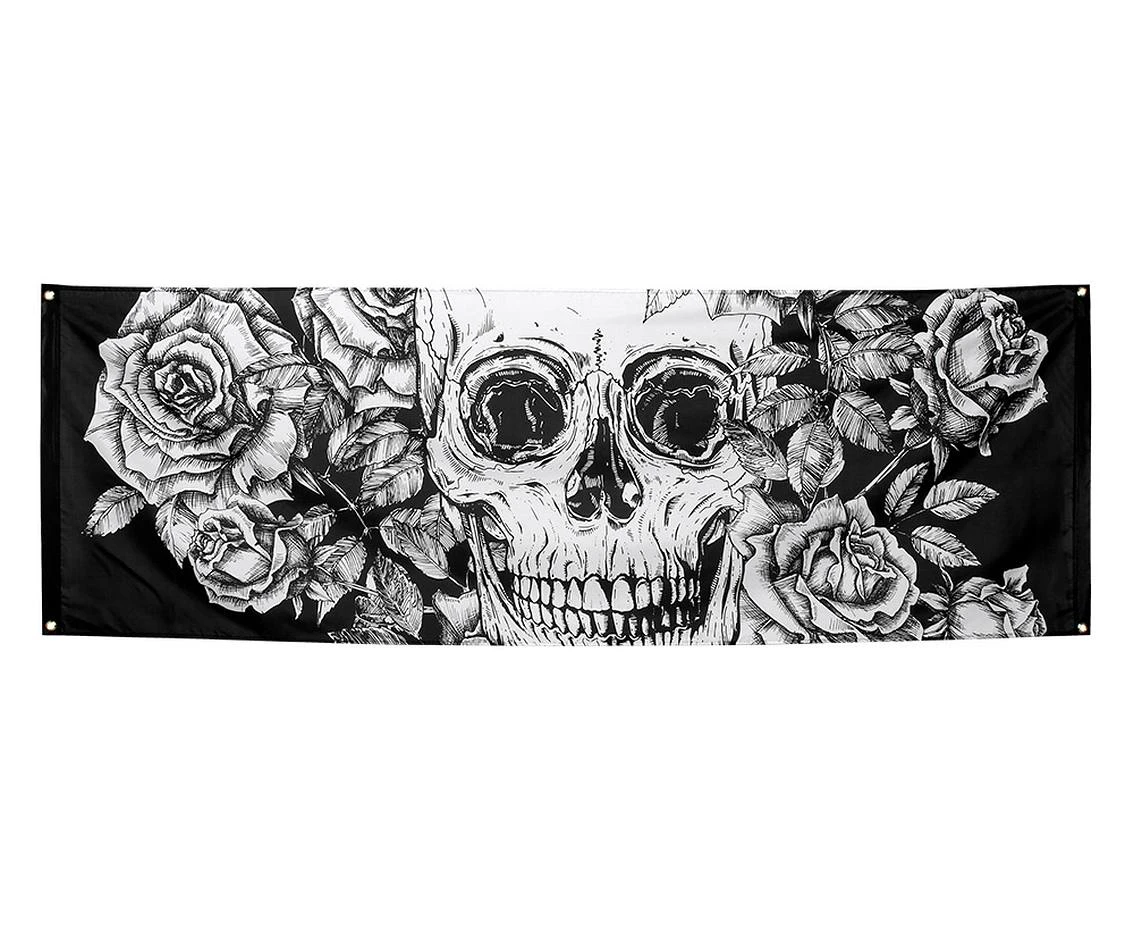 Banner CZASZKI - day of dead, 74 x 220 cm KK