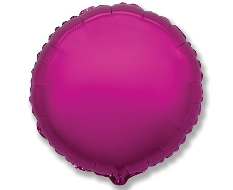 Balon foliowy 18" FX - Okrągły (purpurowy), niepakowany