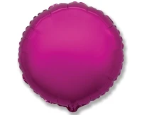 Balon foliowy 18" FX - Okrągły (purpurowy), niepakowany