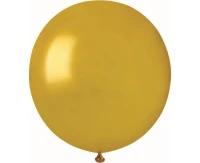 Balony gemar 19", metalik złote, 50szt. KK