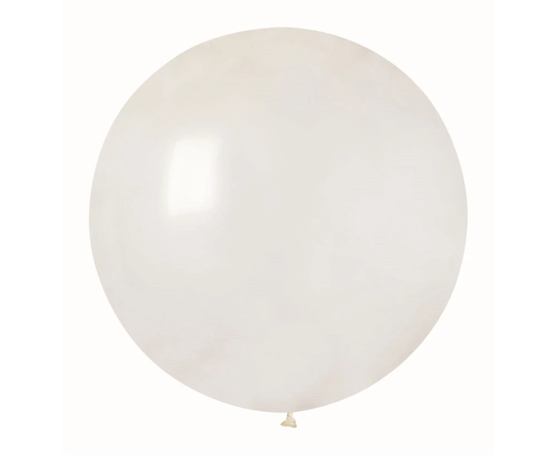 Balony Gemar, pastel kula 1.00m transparentna, 1szt.