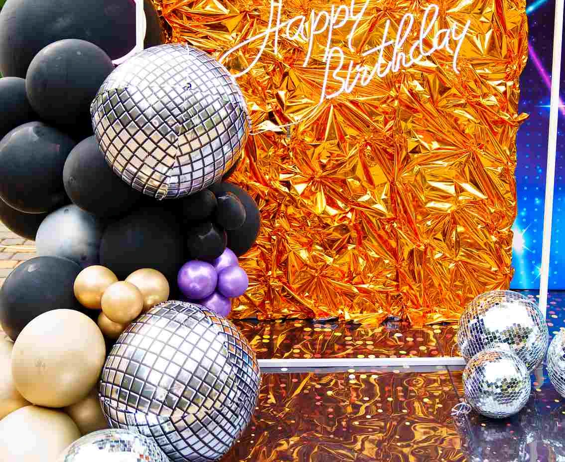 Balon foliowy B&C 16 cali Kula disco AA