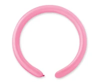 Balony Gemar, rurki włoskie różowe, 100szt.