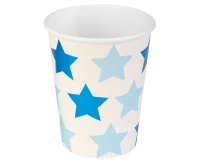 Kubeczki Papierowe Little Star Blue, 200 ml, 8 sztuk