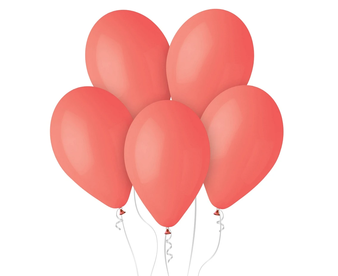 Balony Gemar 13", pastel koralowe, 50szt. KK