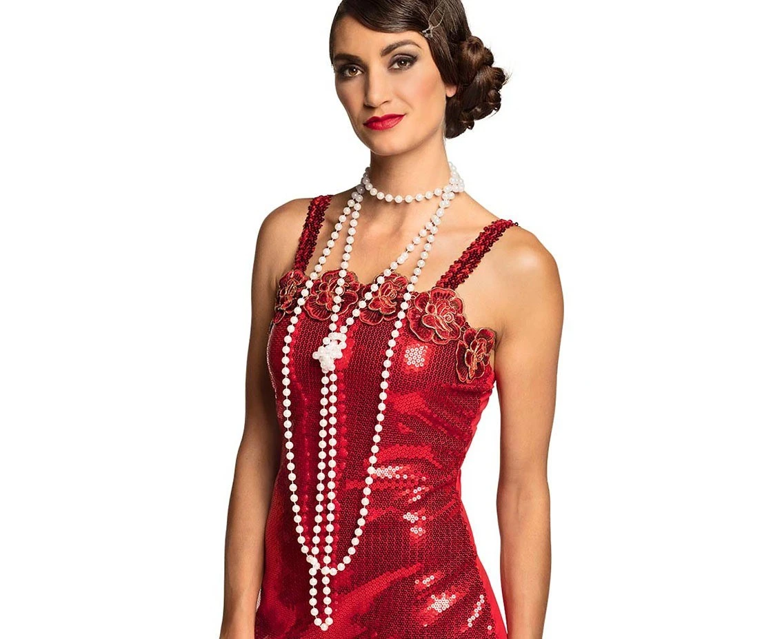 Naszyjniki Flapper, 2szt.