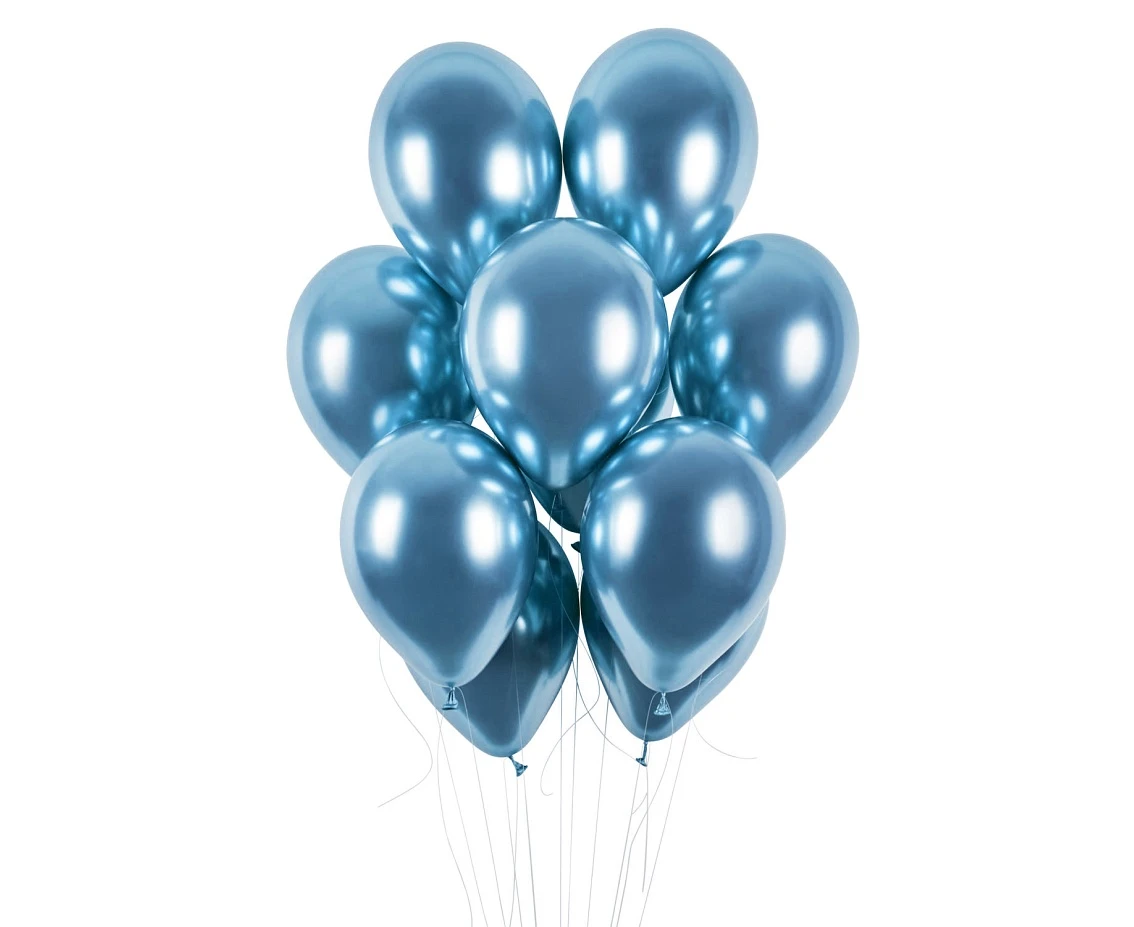 Balony Gemar 13", shiny niebieskie, 50szt.